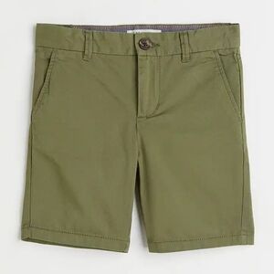 H&M Olive Green Kids Chino Shorts
